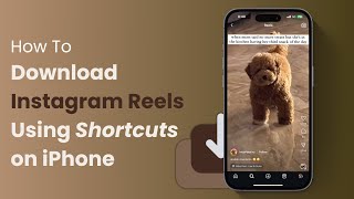 How To Download Instagram Reels Using Shortcuts on iPhone [upl. by Aleafar]