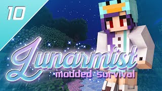 Minecraft Lunarmist  Ep10  CHRISTMAS DECORATING [upl. by Suivatnod751]