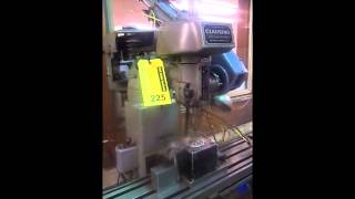 Online Auction Clausing Model 8530 Vertical Milling Machine [upl. by Htiekel308]