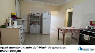 Apartamento gigante de 190m² Arapoangas [upl. by Akihdar]