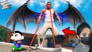 Franklin Trapped By VAMPIRE GOD  GTA 5 [upl. by Allrud37]