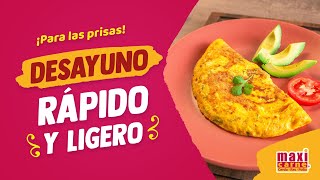 Desayuno rápido y ligero  HAZLO CON MAXICARNE [upl. by Albert]