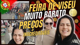 Feira de Viseu tudo muito barato Preços a partir de 050€😲😲 [upl. by Anazus]