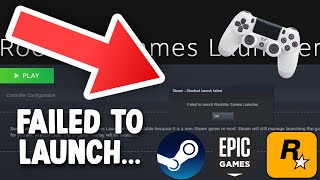 Failed to launch Rockstar Games Launcher FIX  how to launch Rockstar on steam [upl. by Nolaf]