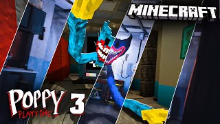 New UpdateFull Gameplay Poppy Playtime CHAPTER 3  Minecraft map [upl. by Birkner508]