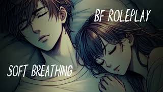 Boyfriend ASMR Breathing Sounds  Sleep Aid [upl. by Aihpled]