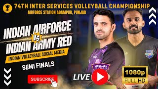 Semifinal’s 🔥 Indian Airforce Vs Army Red  Set  1  Inter Services  2024 [upl. by Stuart620]