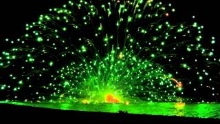 2011年 熊野大花火大会 三尺玉海上自爆 HD explosion on the sea36inch fireworks [upl. by Xella]