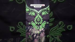 Flower Embroidery Design embroideryembroideryblousefashionblouseembroideryblousedesigns [upl. by Adnamal640]