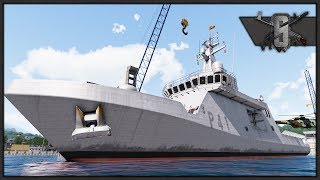 THIS IS THE BEST SHIP MOD  ArmA 3 Spanish FFAA Mod Review [upl. by Asiak818]