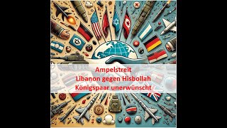 Ampelstreit  Libanon gegen Hisbollah  Königspaar unerwünscht Wochenbericht 281003112024 [upl. by Eybbob]