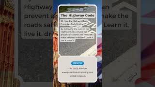 10 How the Highway Code Promotes Safe Driving drivingschooluk drivingpermit driverslicense [upl. by Bedelia]