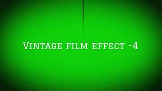 Vintage film effect4 green screen layer [upl. by Atterual]