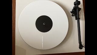 Rega acrylic platter mat upgrade for P1 and P3 turntable [upl. by Gent265]