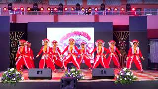 AMRTA VIDYALAYAM CHAVAKKAD  ANNUAL DAY 202324 THEYYAM DANCE [upl. by Trutko]