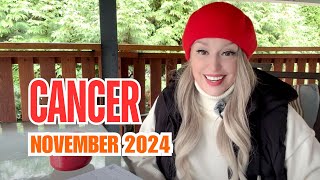 CANCER November 2024 cancer cancerhoroscope cancernovember november astrology [upl. by Suez]