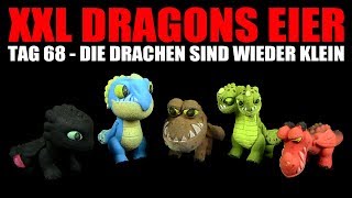 CRAZE ® XXL Dragons im Ei  Toothless amp Co Tag 68  die Drachen sind wieder klein [upl. by Mourant883]