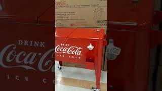 Coca cola  Retro Metal Cooler  TJ Maxx [upl. by Ekenna]