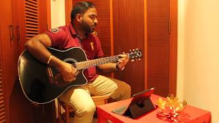 Visiri  Enai Noki Paayum Thota I Darbuka Siva I Guitar Cover by Prithvi Acoustic with Basic chords [upl. by Hooge795]