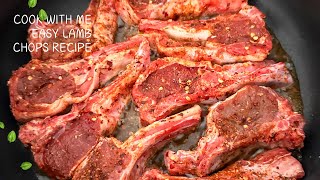 Cook with me the best Lamb chops you’ll ever tasteBalsamic and Honey vlogtober lamb chops [upl. by Zzahc]