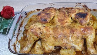 ONGELOOFLIJK SMAAK‼️ KIP met AARDAPPELS in de OVEN😋😋 eenvoudig en simpel recept👌 [upl. by Namas]