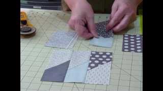 How to make a Picket Fence block using 5quot squares  Quilting Tips amp Techniques 045 [upl. by Merc]