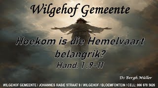 Hoekom is die hemelvaart belangrik Hand 1 911 [upl. by Cychosz445]