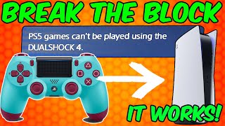 Use a Dual Shock 4 Controller on ALL PlayStation 5 Games with this Hack   Gears and Tech [upl. by Llewen]