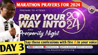 DAY 3 Pray your way into 2024 MFM Dr Olukoya Crossover Confessions 27 Minutes to Midnight 2024 [upl. by Ientruoc751]