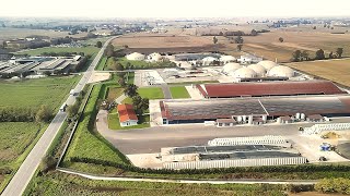 Mungitura robotizzata SocAgrPieve Ecoenergia Cingia deBotti agri Cremona Italy [upl. by Aceissej833]