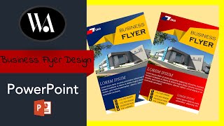 How to Create a Professional Flyer in PowerPoint Business Flyer [upl. by Atiuqrahc346]