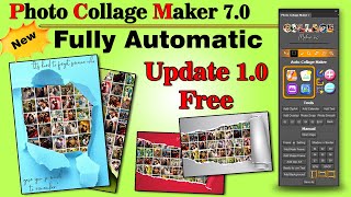 Photo Collage Maker 70 Update 10  Fully Automatic Photo Collage Maker  New Version [upl. by Lucchesi705]