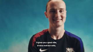 FCB Femení Players React to Spotify Wrapped [upl. by Adnoel]