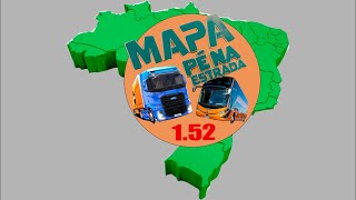 Mapa Pé na Estrada  Saiu a 152 atualizado [upl. by Hnid]