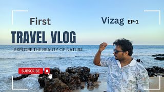 First Vlog  Vizag Tour  Day  1  Kailasagiri  Rama Naidu Filmcity  RK Beach [upl. by Gussi]