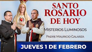 Santo Rosario de Hoy  Jueves 1 de Febrero  Misterios Luminosos rosario [upl. by Rellia]