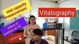 vitalography vital capacity measurement [upl. by Khanna]