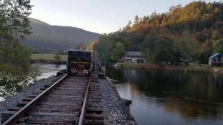 Hiwassee Rail Speeder Trip October 23 2016 [upl. by Vinna997]