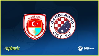 2024 NPLMVIC Hume City FC v Dandenong City SC [upl. by Euk]