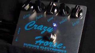 Durham Electronics Crazy Horse Fuzz Distortion Pedal [upl. by Yniattirb918]