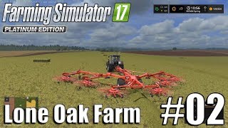 Farming Simulator 17  Lone Oak farm  Timelapse  2  Hay Bales And Much More [upl. by Hsirap]