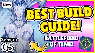 ICE WITCH BESTE BATTLEFIELD OF TIME BEST BUILD GUIDE Solo Leveling Arise [upl. by Annaiviv]