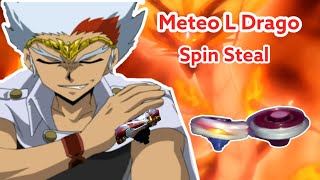 Meteo L Drago Spin Steal in Slow Motion  meteo l drago hand spin anime  ryuga vs jack [upl. by Eerot23]