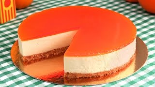 Tarta de Naranja sin Horno  Cheesecake de Naranja [upl. by Jessalyn]