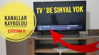 Televizyonda kanallar KAYBOLDU  ÇÖZÜM VESTEL  HILEVEL [upl. by Naihtsirc]