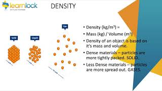 GCSE AQA Physics  P3 Particle model of matter  Density of materials [upl. by Andri]