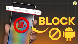 How to Block Websites on Android Phone  🚫 Block Any Website on Chrome [upl. by Leaffar886]