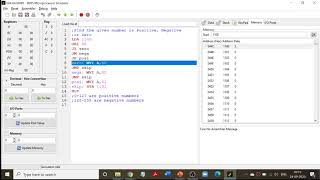 Microprocessor 8085 ProgrammingPositive Negative or Zero [upl. by Issac]