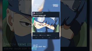 Kakashi x Chammak challo edit naruto anime edit kakashi shorts [upl. by Midis]