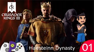 Crusader Kings III  Haesteinn Dynasty  Episode 1 [upl. by Jadwiga544]